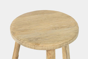 Round Elm Stool