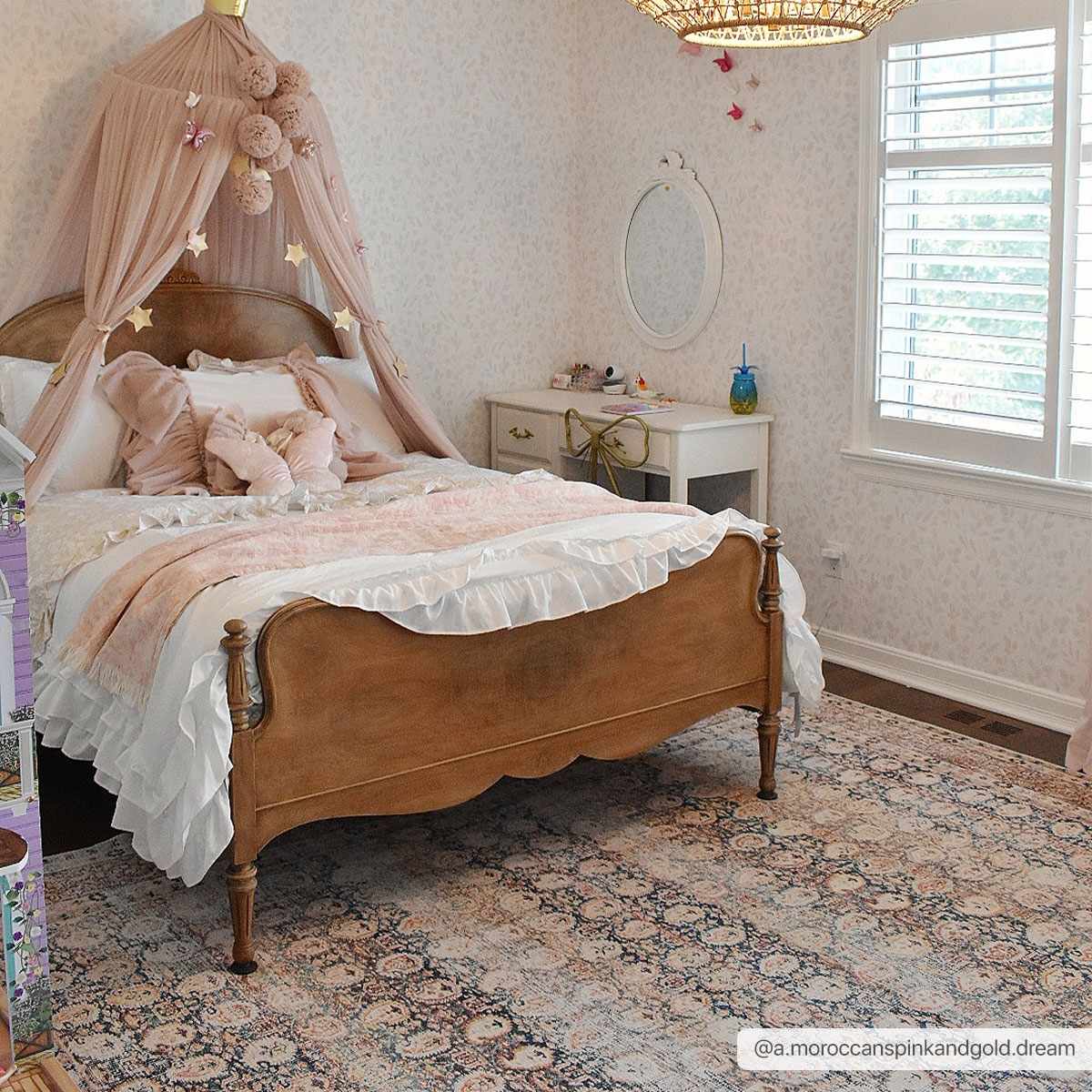 Maligaya Distressed Washable Rug - Clearance