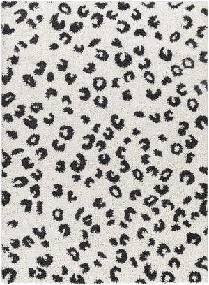 Zhen Black Spots Leopard Rug - Clearance