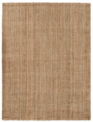 Ambel Chocolate Brown Camel Jute Area Rug