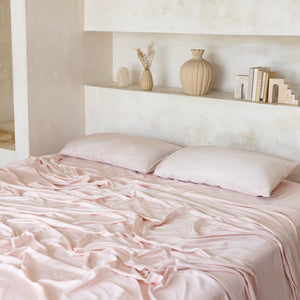 Organic Bamboo Sateen Duvet Cover Set