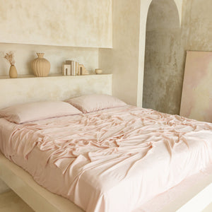 Organic Bamboo Sateen Duvet Cover Set