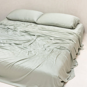 Organic Bamboo Sateen Bed Sheet Set