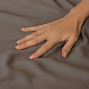 Organic Bamboo Sateen Duvet Cover Set