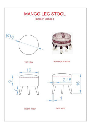 Lumparland Pink Ottoman
