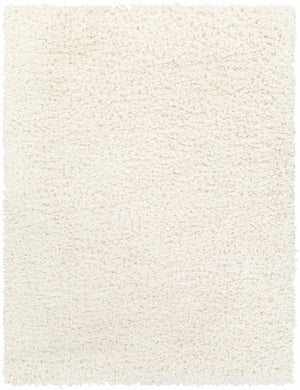 Siari Solid Cream Plush Rug