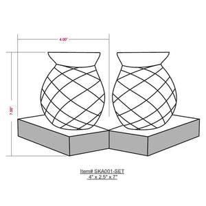 Slatina White Bookend