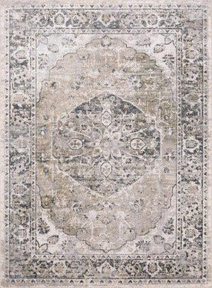 Rudo Beige Flat Pile Washable Rug