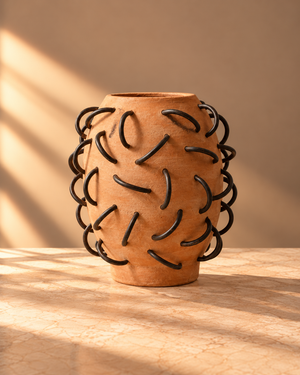 Nada Terracota Vessel by Diego Olivero Studio