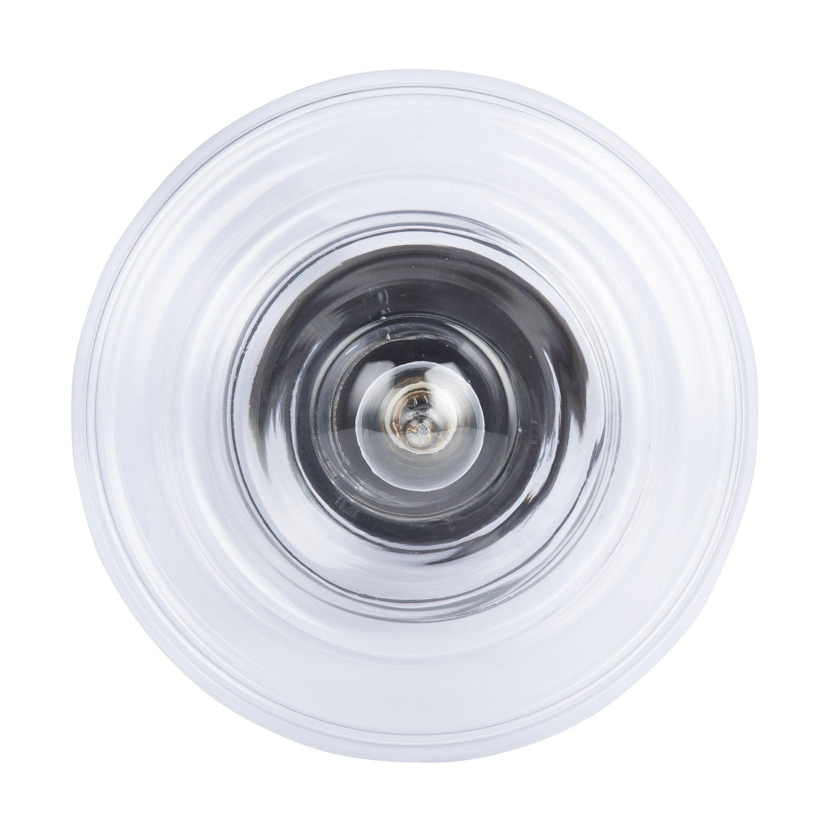 Solaria 1-Light Dark Brown Farmhouse Semi Flush Mount Ceiling Light