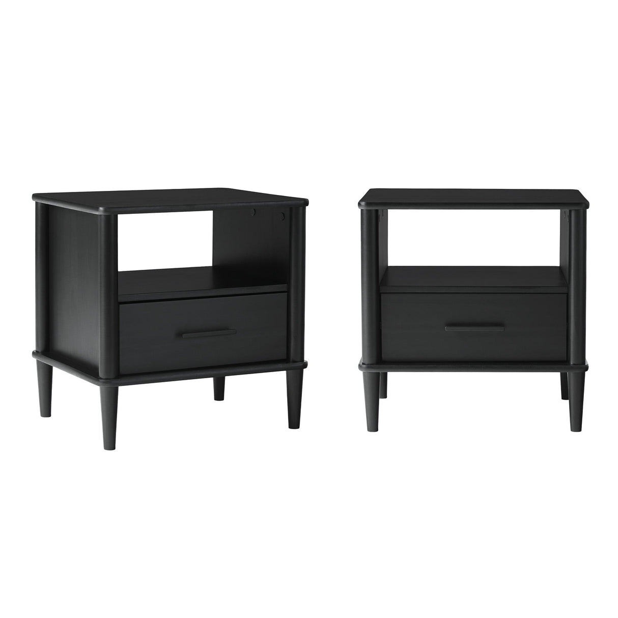 Walker Edison Spindle Transitional 1-Drawer Nightstand