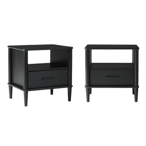 Walker Edison Spindle Transitional 1-Drawer Nightstand