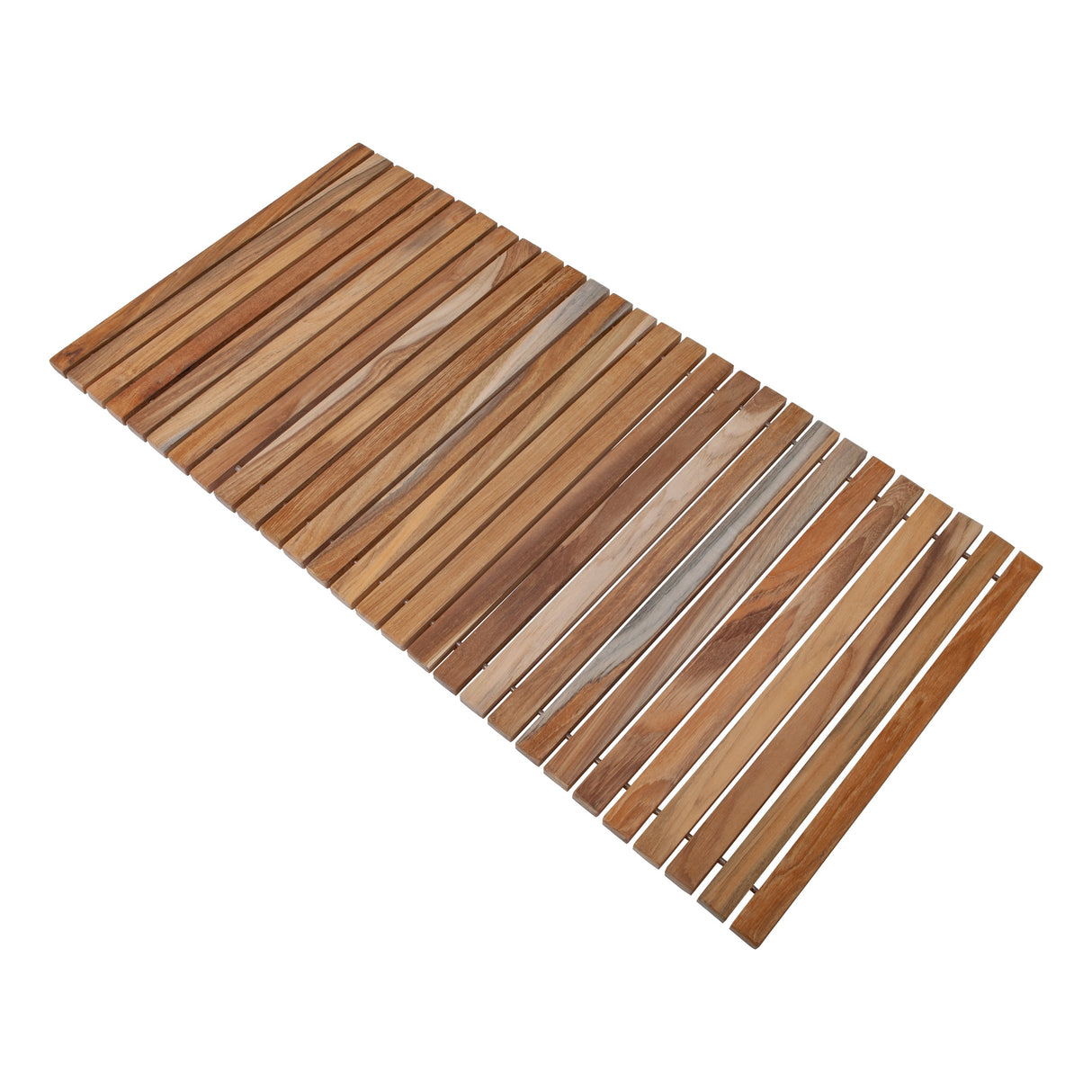 Sandpoint Natural Teak Shower and Bath String Mat 40″ x 20″ (no feet)