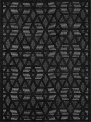 Nuri Black Outdoor Rug