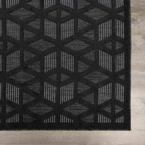 Nuri Black Outdoor Rug