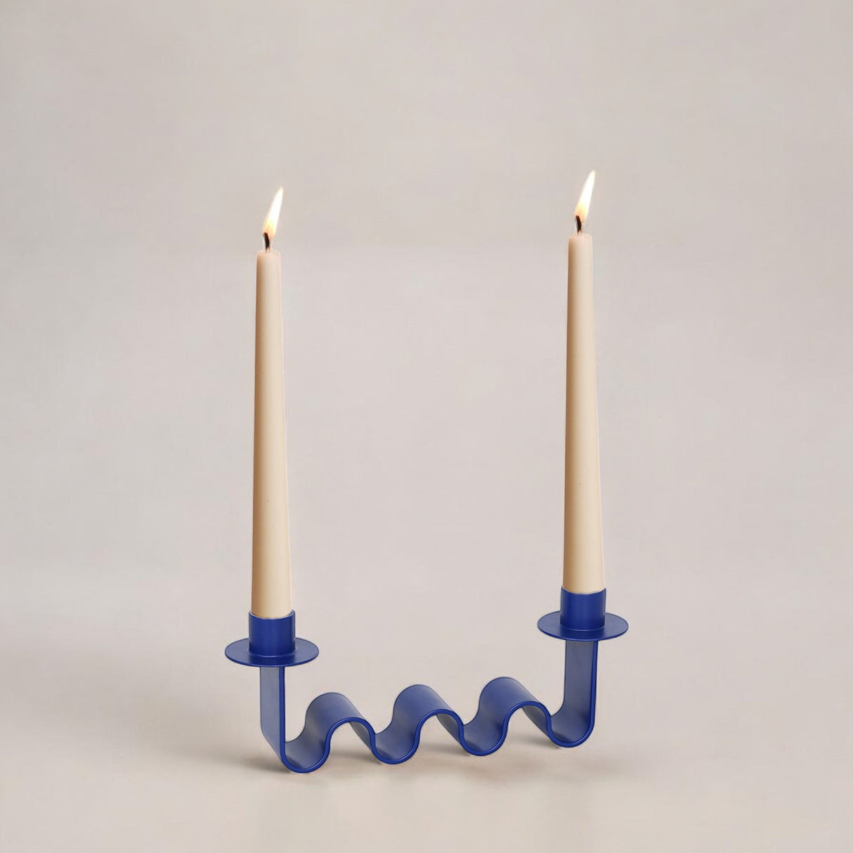Helen Electric Blue Candle Holder by MESO