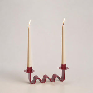 Helen Red Candle Holder by MESO