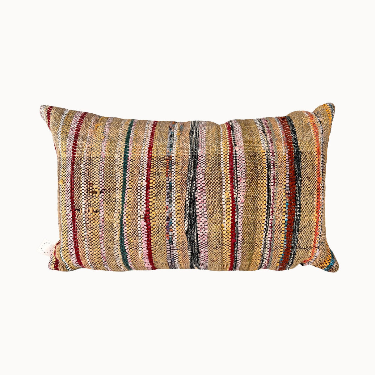Sunny Handwoven Moroccan Pillow
