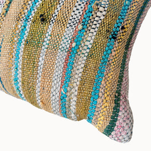 Sunny Handwoven Moroccan Pillow