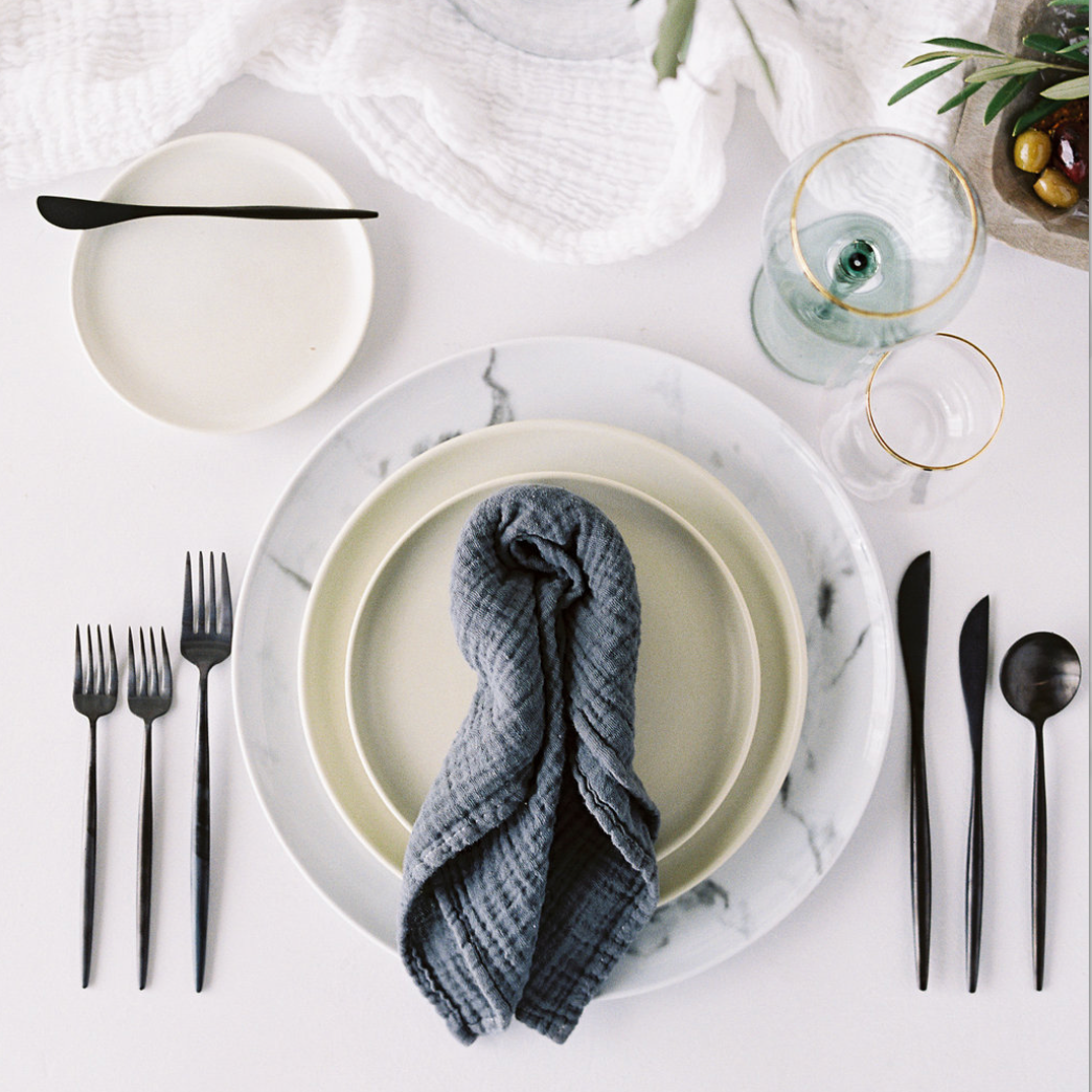 ORGANIC COTTON NAPKINS // SET OF 4