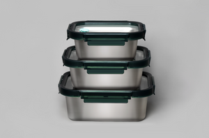 Multicolor Microwave Safe Stainless Steel Set