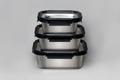 Multicolor Microwave Safe Stainless Steel Set