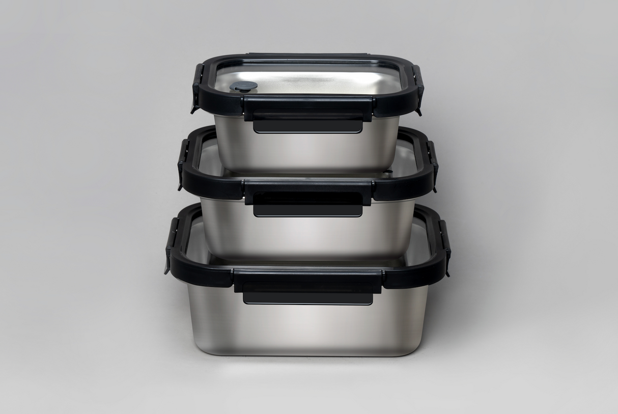 Multicolor Microwave Safe Stainless Steel Set