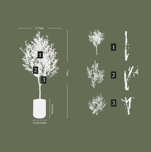 Artificial 7' Olive Tree with Artisan Mediterranean Planter