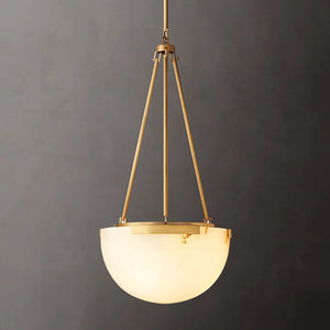 Semicircular Istar Alabaster Chandelier