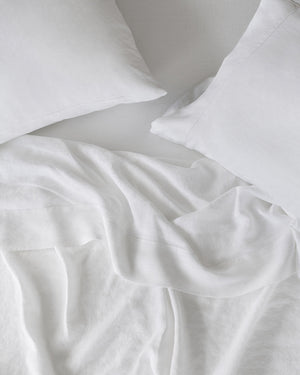 Stonewashed Linen Sheets Set