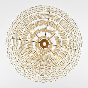Teardrops Tiered Shell Pendant Light