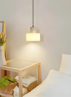 Simple Cyls Alabaster Pendant Lamp