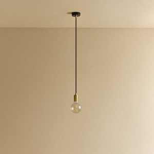 Elva Pendant Light Non-Tinted in Brass