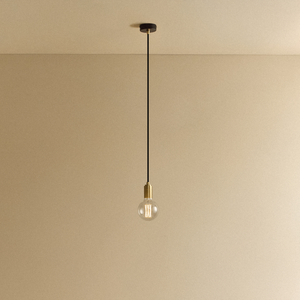 Elva Pendant Light Non-Tinted in Brass