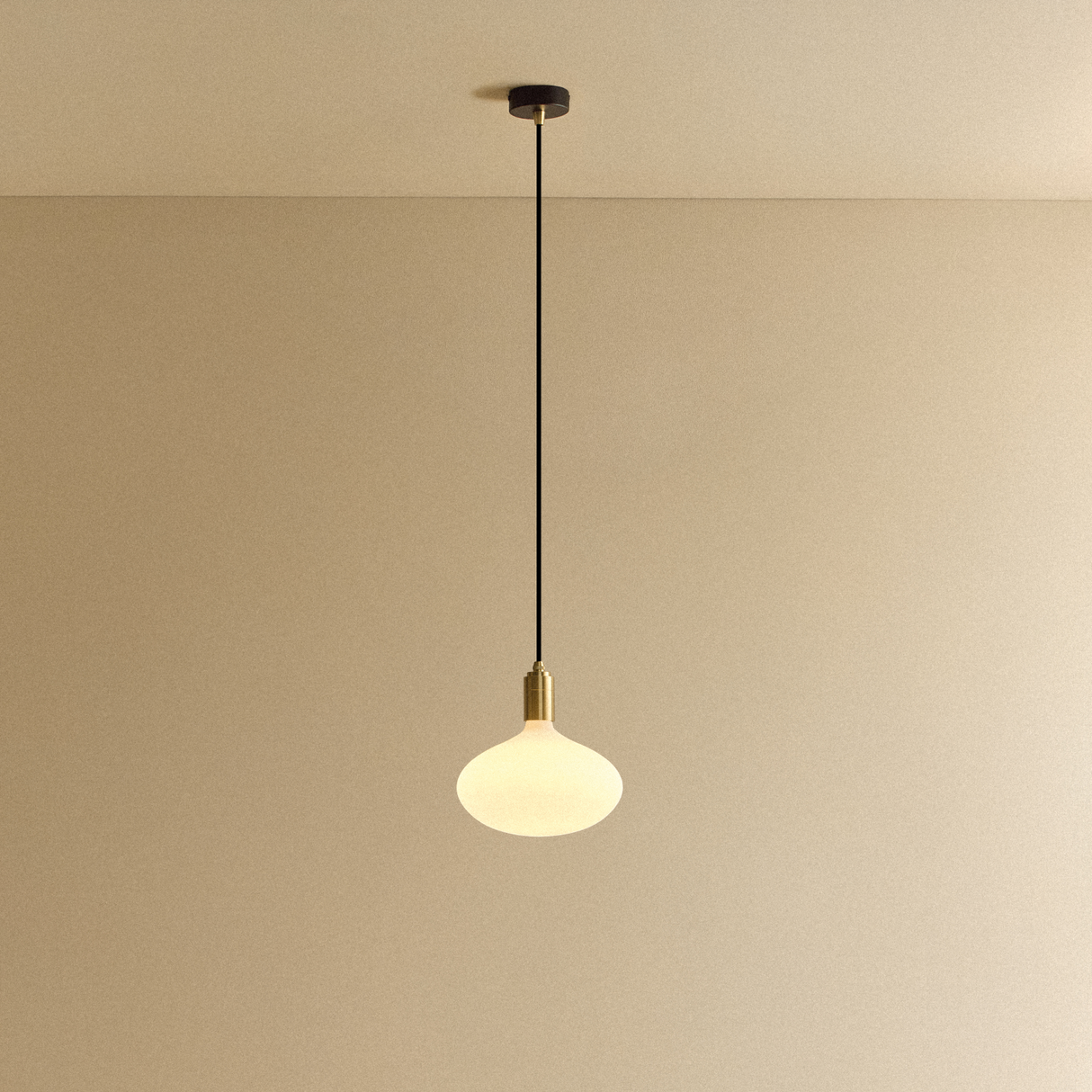 Oval II Pendant Light in Brass