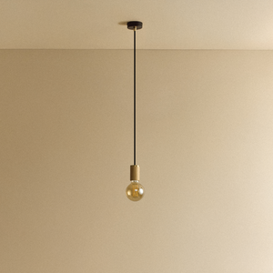 Elva Pendant Light Tinted in Oak