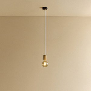 Elva Pendant Light Tinted in Oak