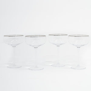 SIREN STEMWARE // CLEAR + PLATINUM