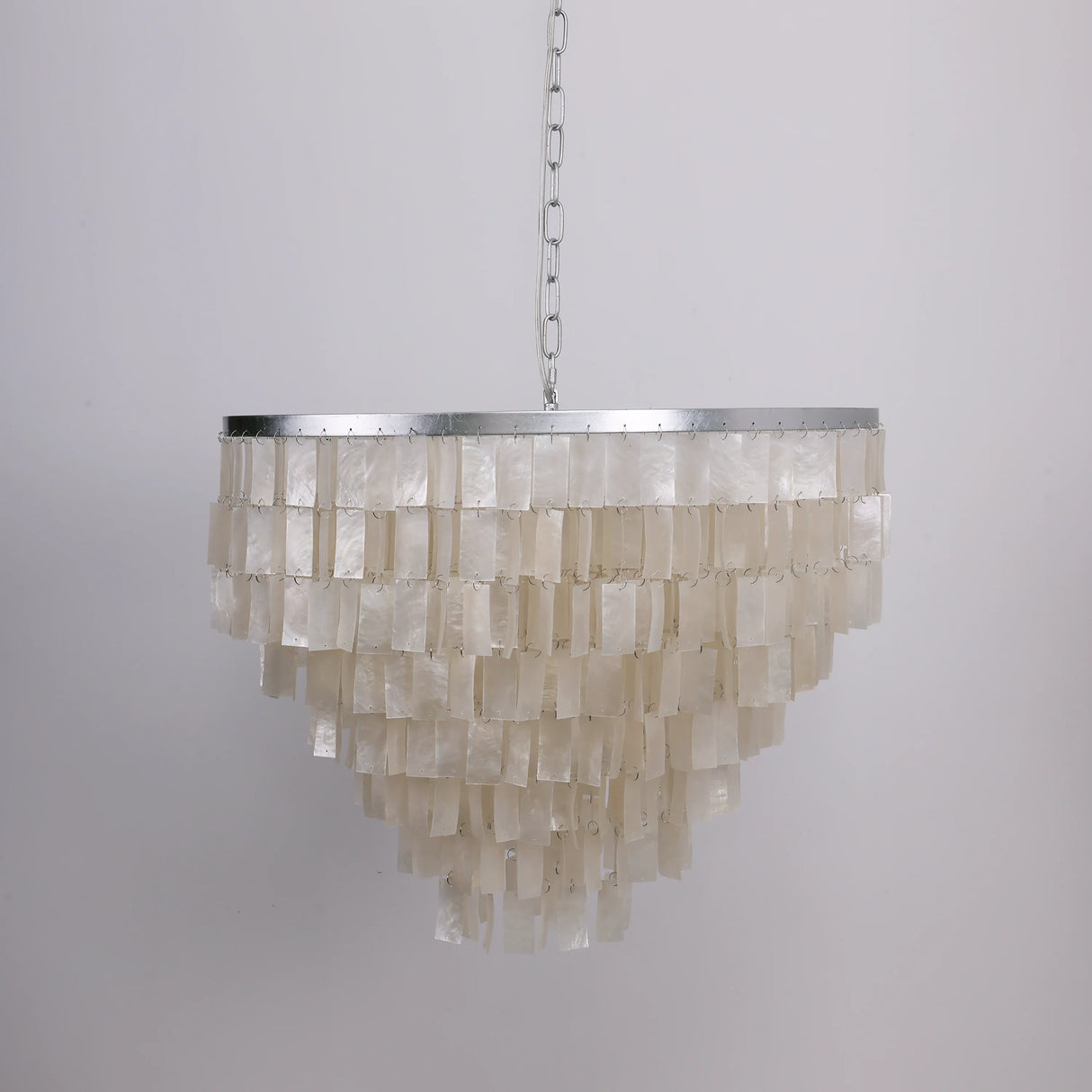Skye Light Tiered Shell Chandelier