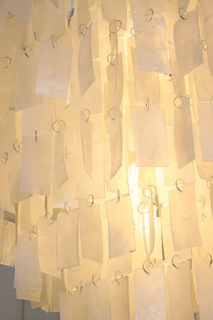 Skye Light Tiered Shell Chandelier