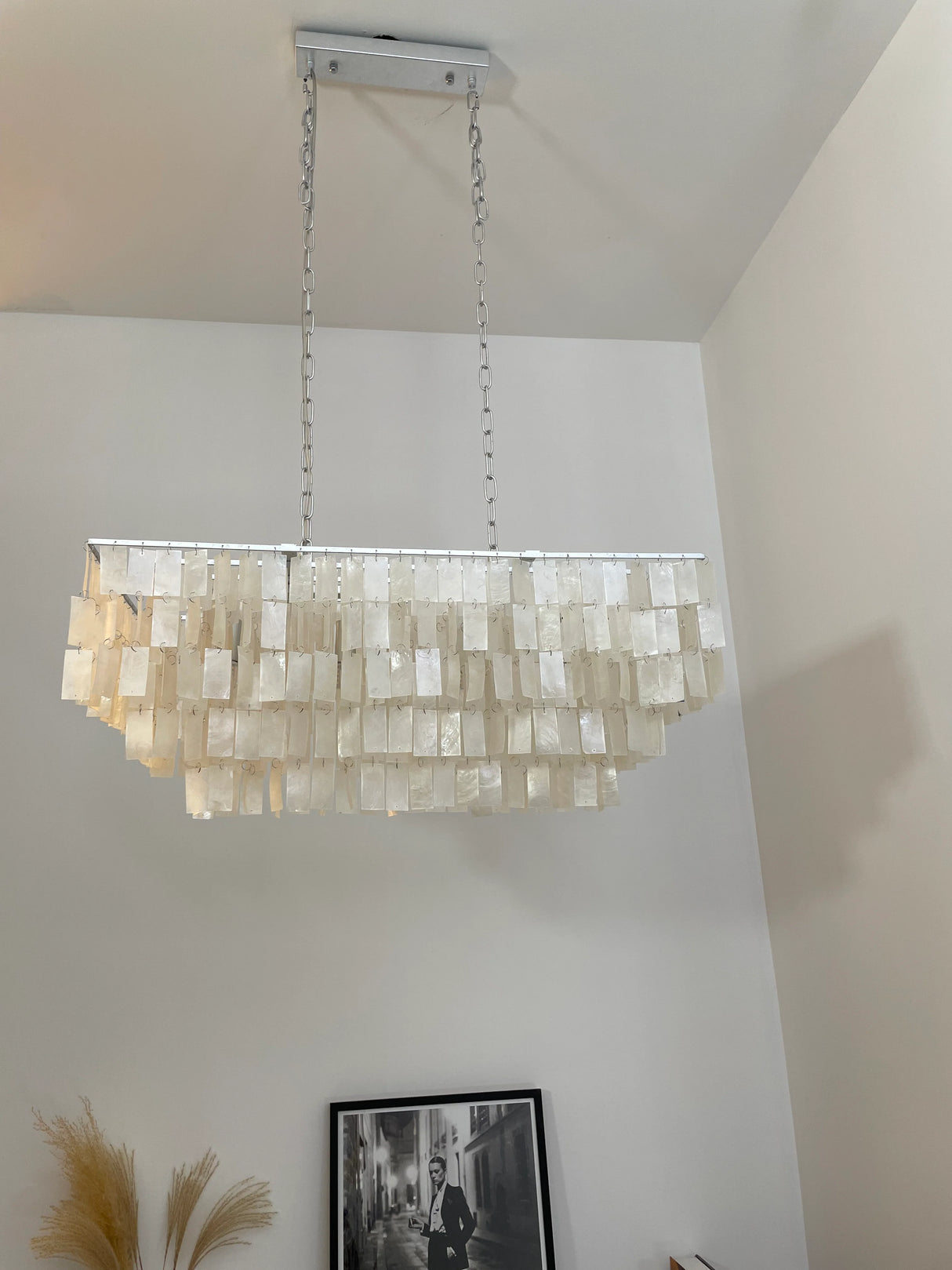 Skye Rectangular Tiered Chandelier
