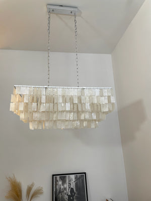 Skye Rectangular Tiered Chandelier