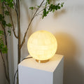 Spherical Alabaster Ball Table Lamp