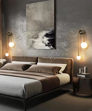 Spherical Light Luxury Wall Lamp