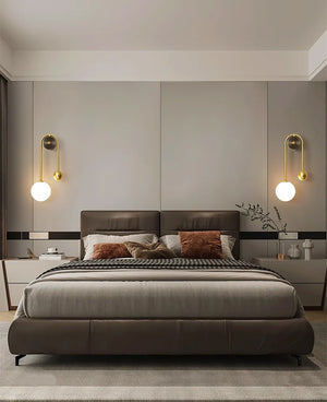 Spherical Light Luxury Wall Lamp