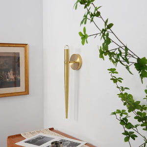 Spinal Tube Crystal Wall Sconce