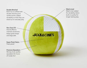 3" Tennis Ball Plush Toy (3 Pack)