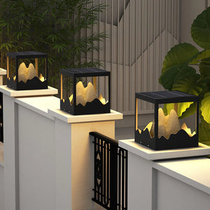 Square Modern Orif Garden Outdoor Light