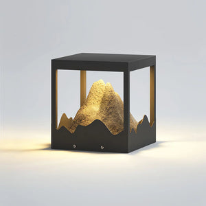 Square Modern Orif Garden Outdoor Light