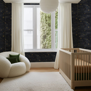 Starry Night Sky Galaxy Peel and Stick Wallpaper Mural